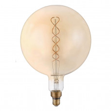Лампа светодиодная филаментная Thomson E27 8W 1800K шар прозрачная TH-B2176