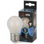 Лампа светодиодная филаментная ЭРА E27 5W 4000K матовая F-LED P45-5W-840-E27 frost Б0027932