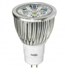 Лампа светодиодная GU5.3 230В 5Вт 4000K LB-108 25192